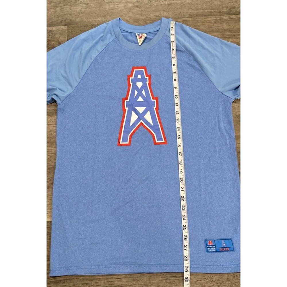 Houston Oilers NFL Retro Team Apparel T-Shirt Football Throwback Men's Medium - Picture 5 of 10